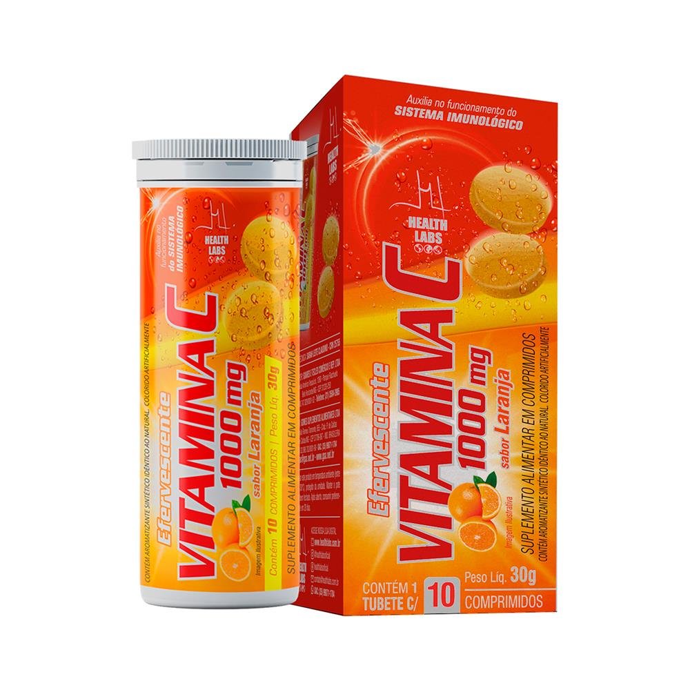 Vitamina C 1000 mg 10 Comprimidos Efervescentes