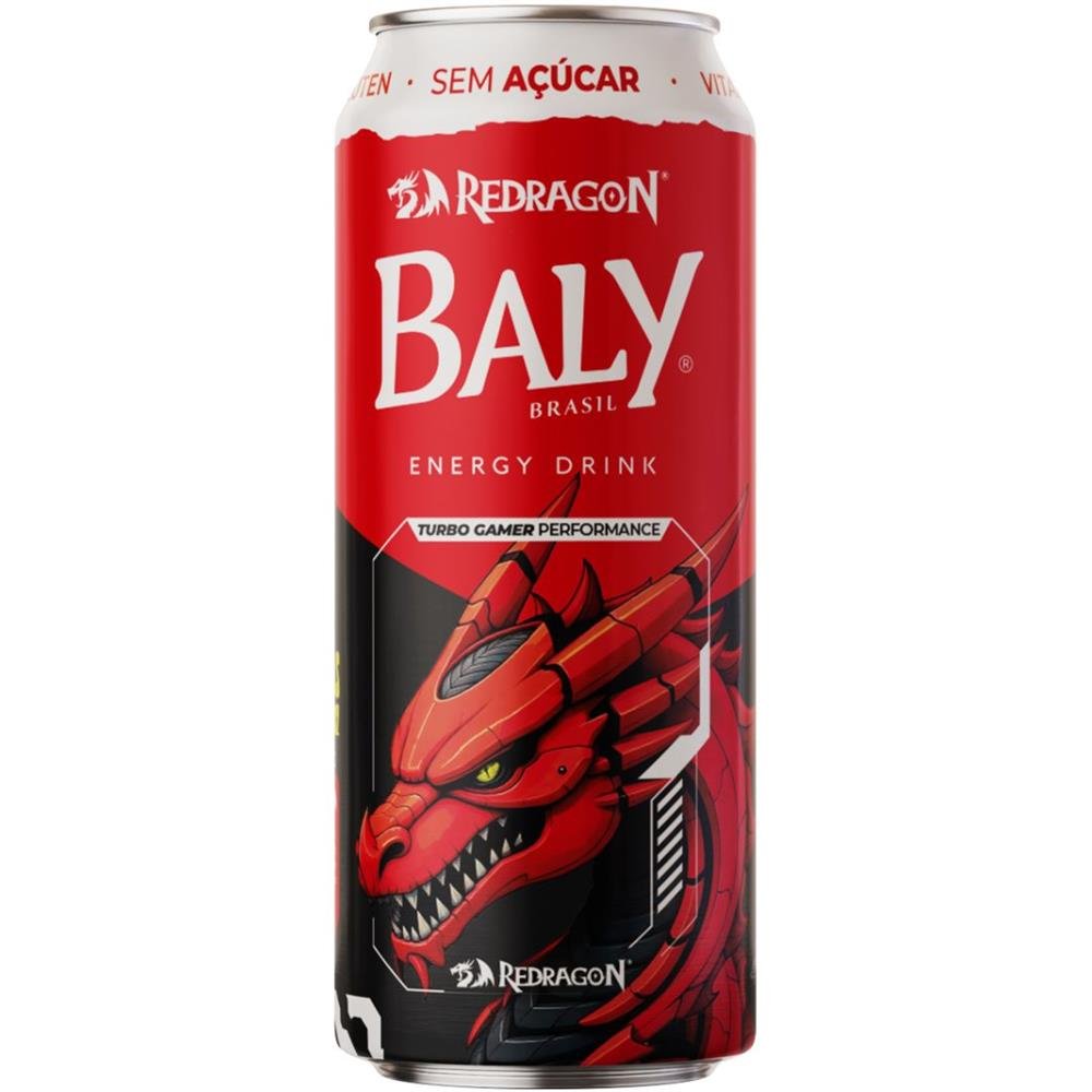 Energetico Baly Reddragon Gamer Sem Acucar 473Ml - Fardo Com 6 Unidades