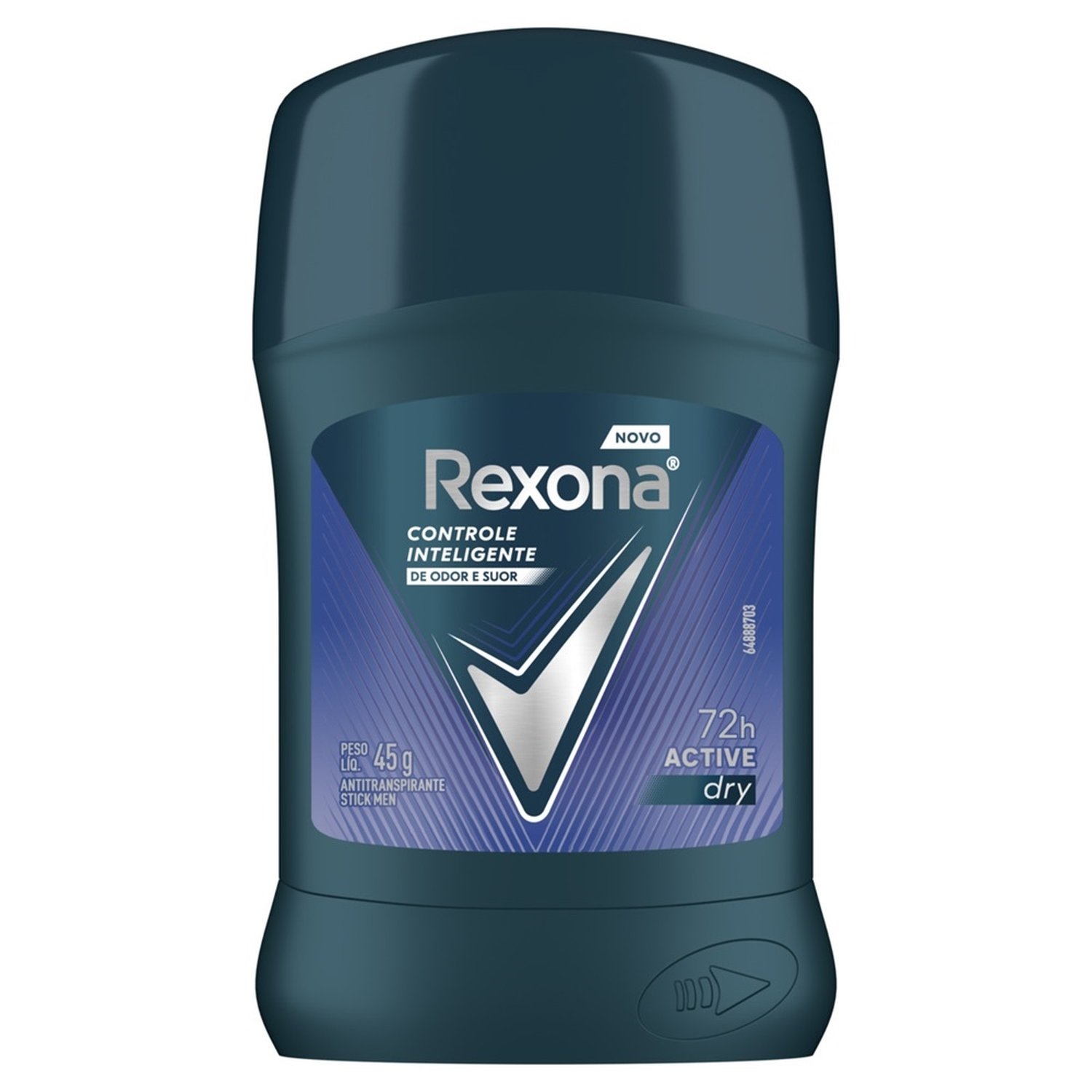 Desodorante Rexona em Stick Men Active Dry 45g