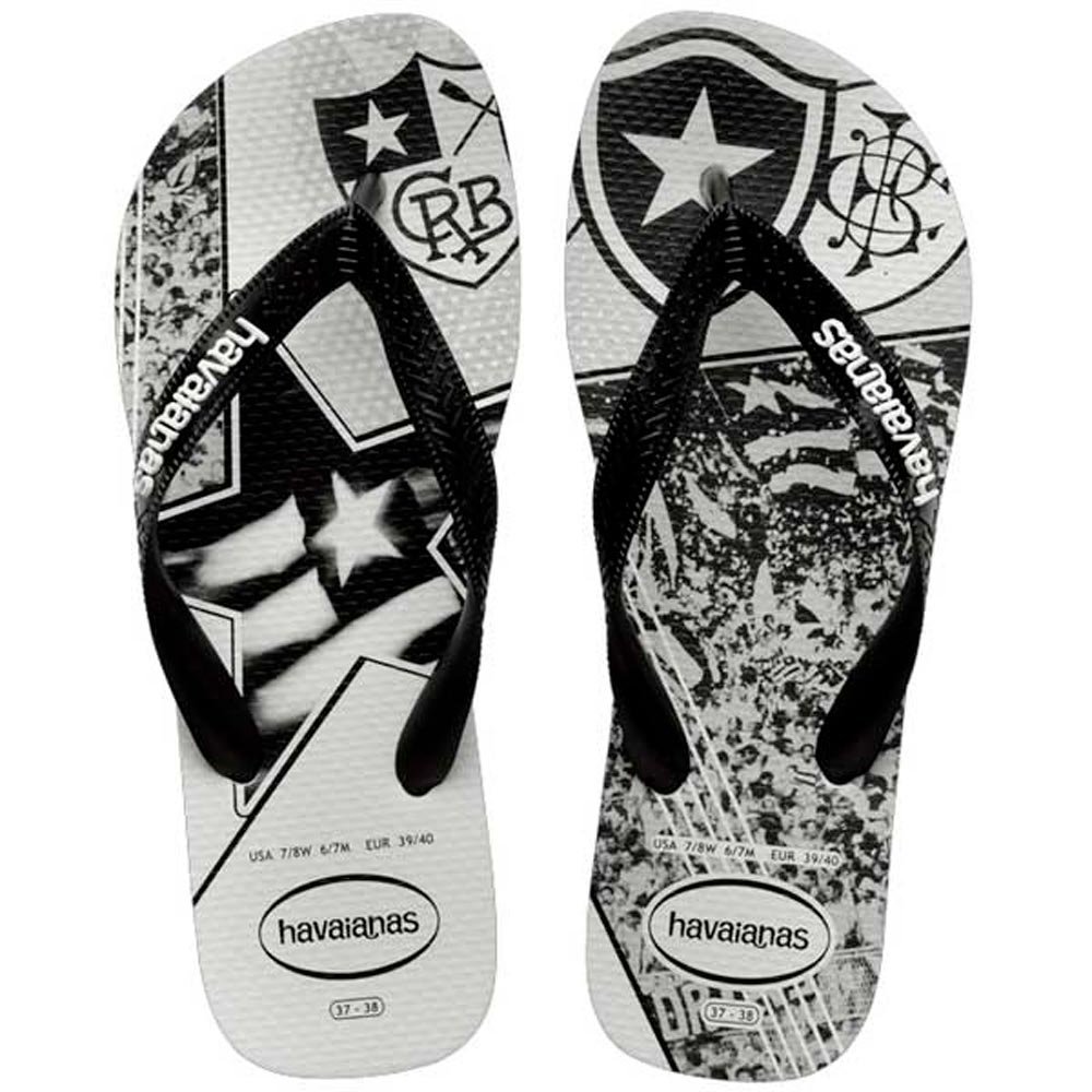 Havaianas Top Times Botafogo 0001 Branco J3 33-38 Com 12 Pares