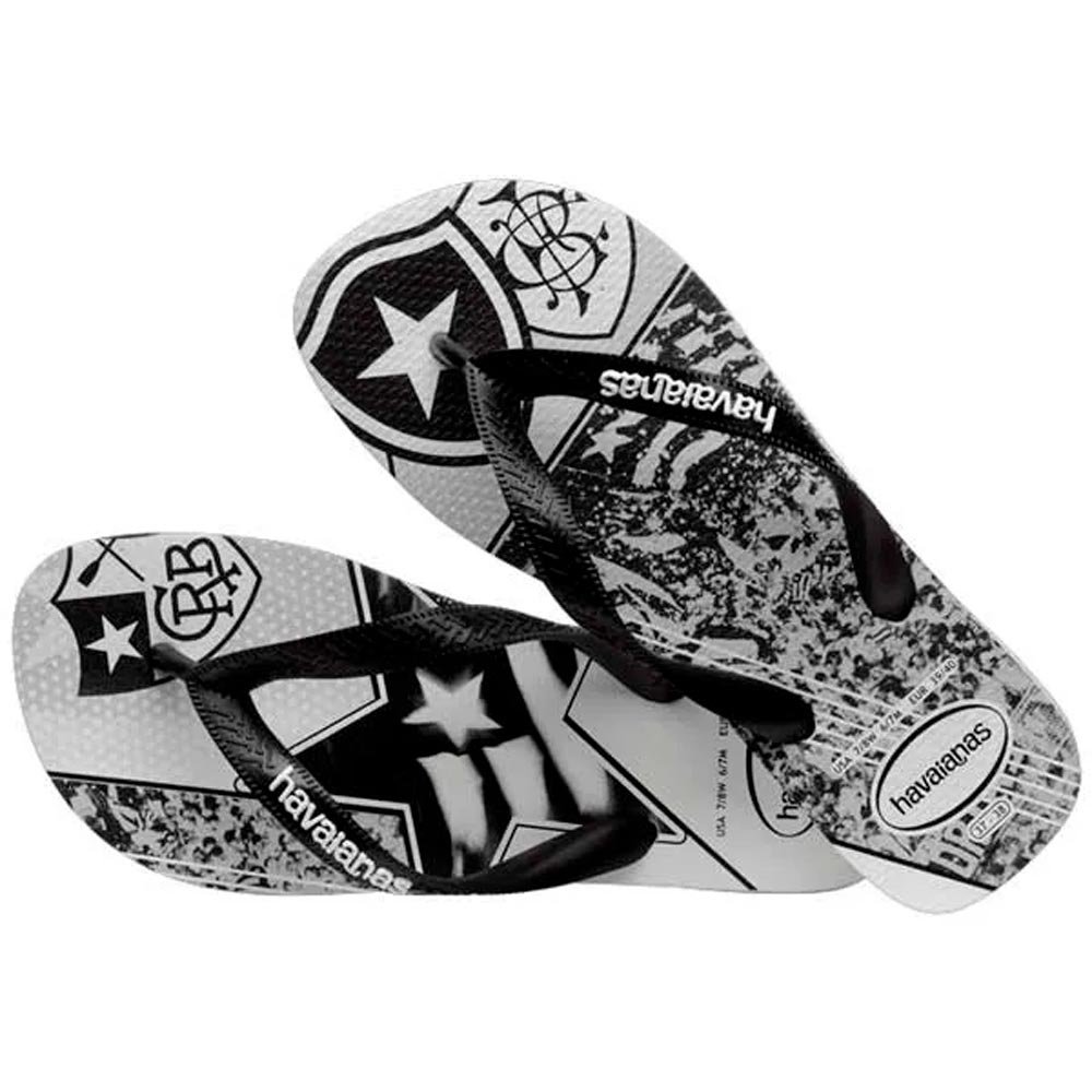 Havaianas Top Times Botafogo 0001 Branco J3 33-38 Com 12 Pares