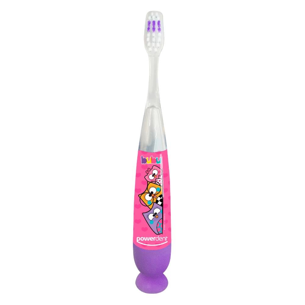 Escova de Dente Infantil Powerdent Flash Kids Bubu Cores Variadas