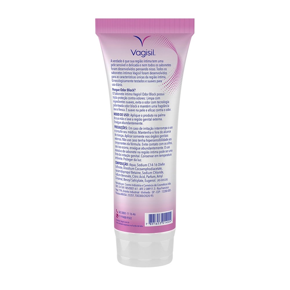 Sabonete Líquido Vagisil Íntimo Gel com Proteção Odor 300g Grátis 100g