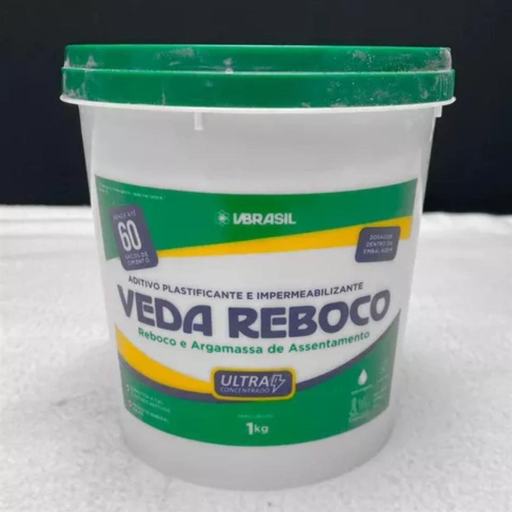 Veda Reboco Impermeabilizante Em Pó VBRASIL 1KG