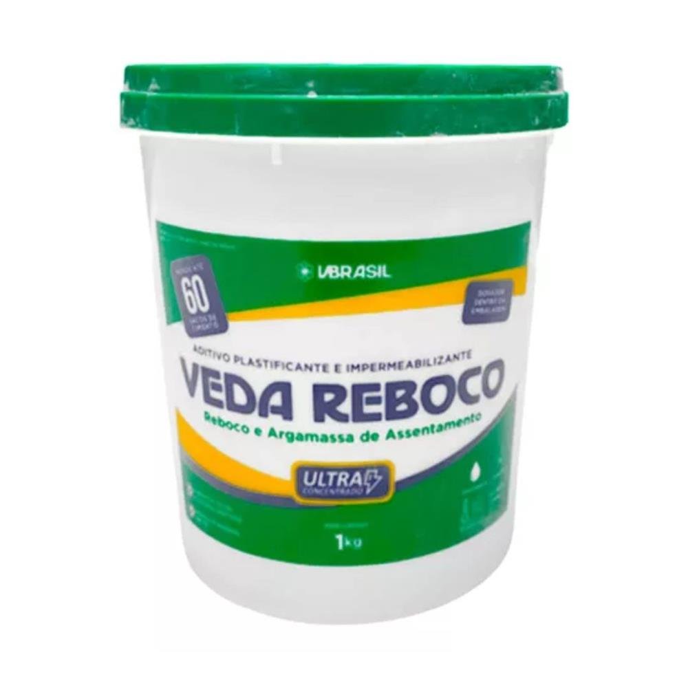 Veda Reboco Impermeabilizante Em Pó VBRASIL 1KG