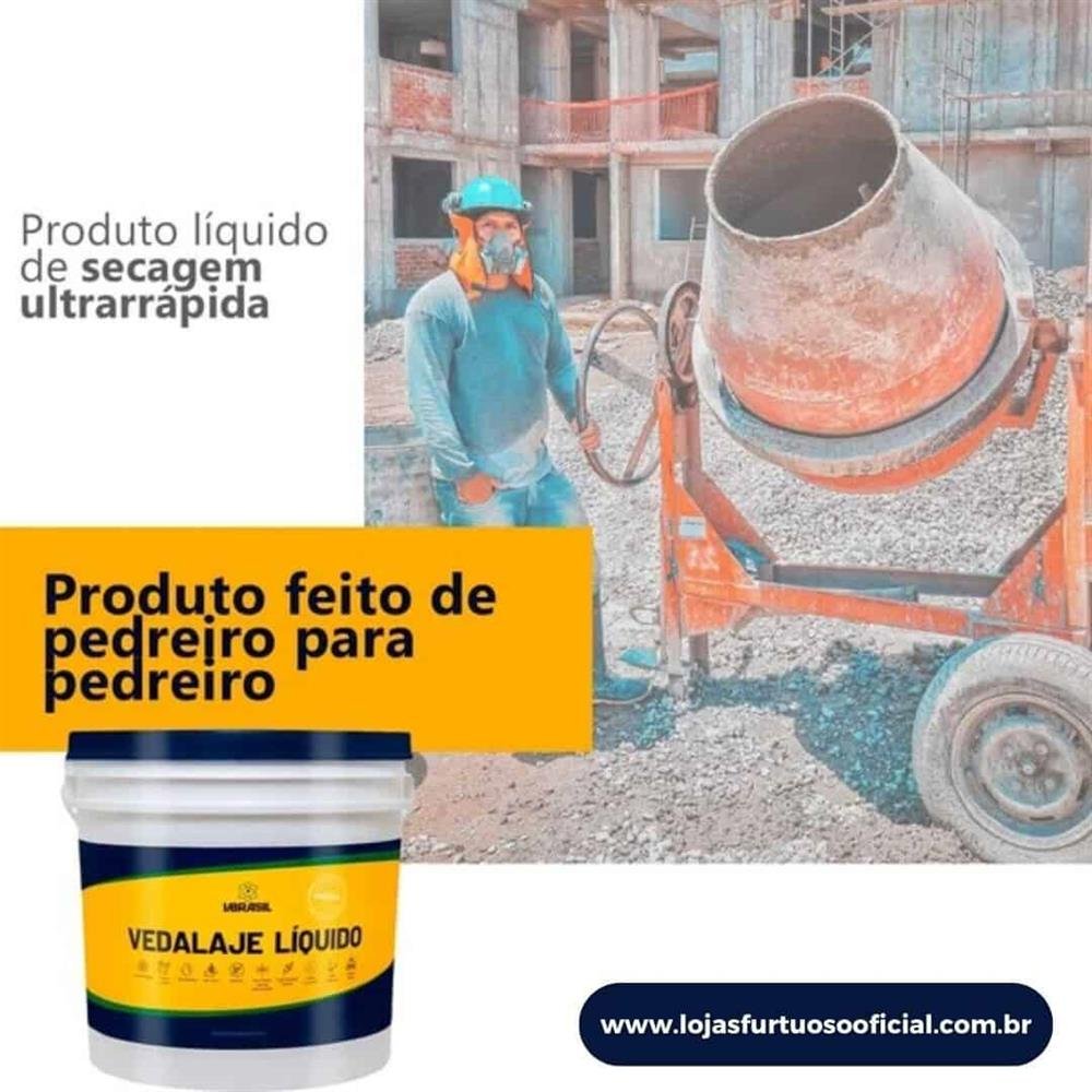 VedaLaje Líquido Impermeabilizante VBRASIL 15L