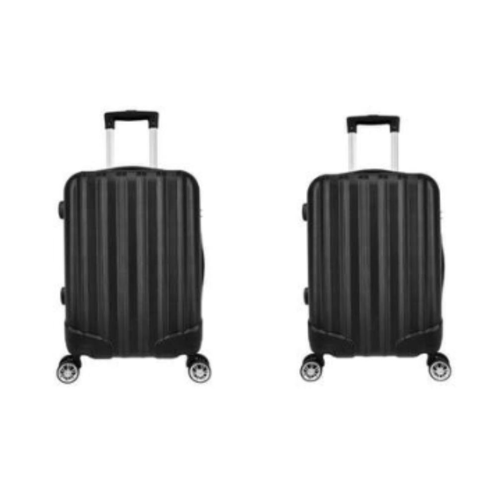 Kit Mala De Viagem Abs 2 Peças Adventure E Action Fortt Preta MAB01-PT