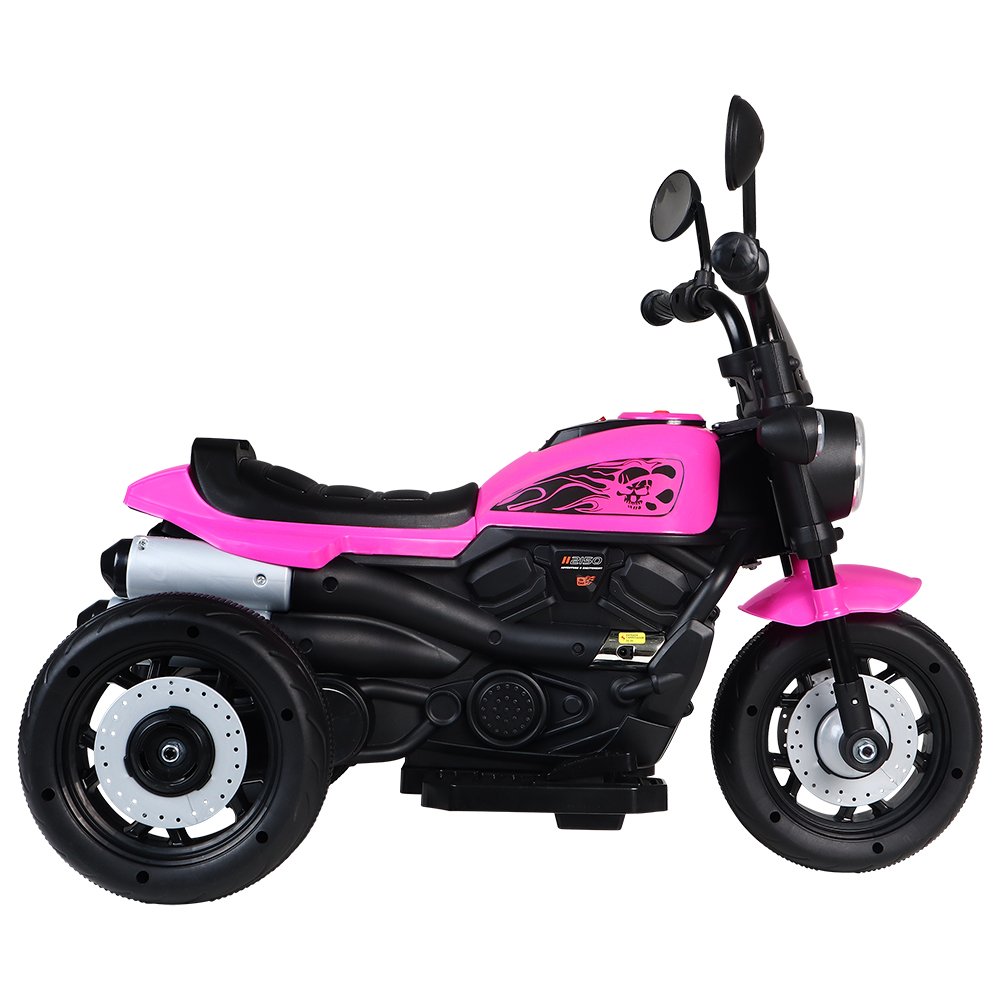Moto Elétrica Infantil Freeway King 3 Rodas 6V Rosa - Bel