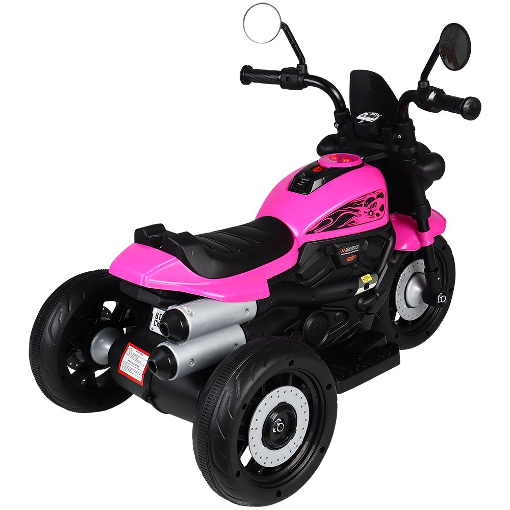 Moto Elétrica Infantil Freeway King 3 Rodas 6V Rosa - Bel