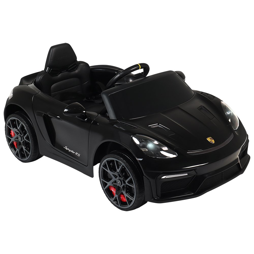 Carro Elétrico Infantil Porsche Spyder 718 Rs 12V Preto - Bel