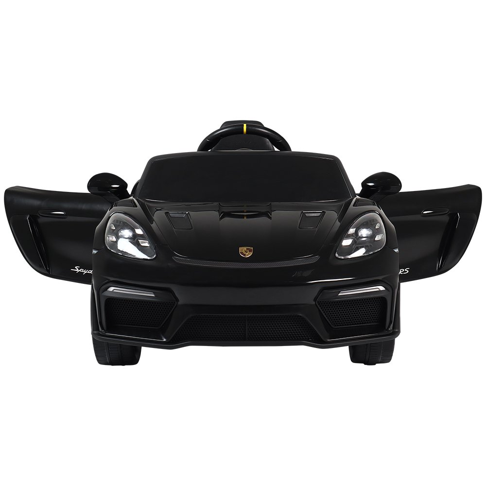 Carro Elétrico Infantil Porsche Spyder 718 Rs 12V Preto - Bel
