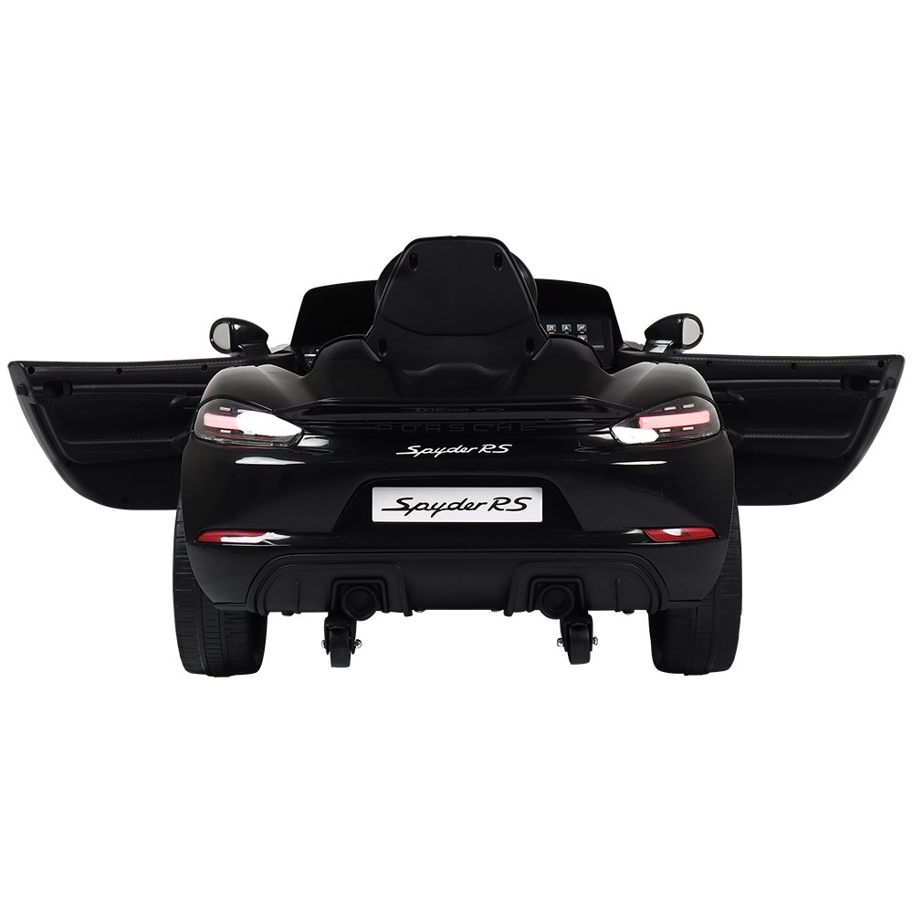 Carro Elétrico Infantil Porsche Spyder 718 Rs 12V Preto - Bel