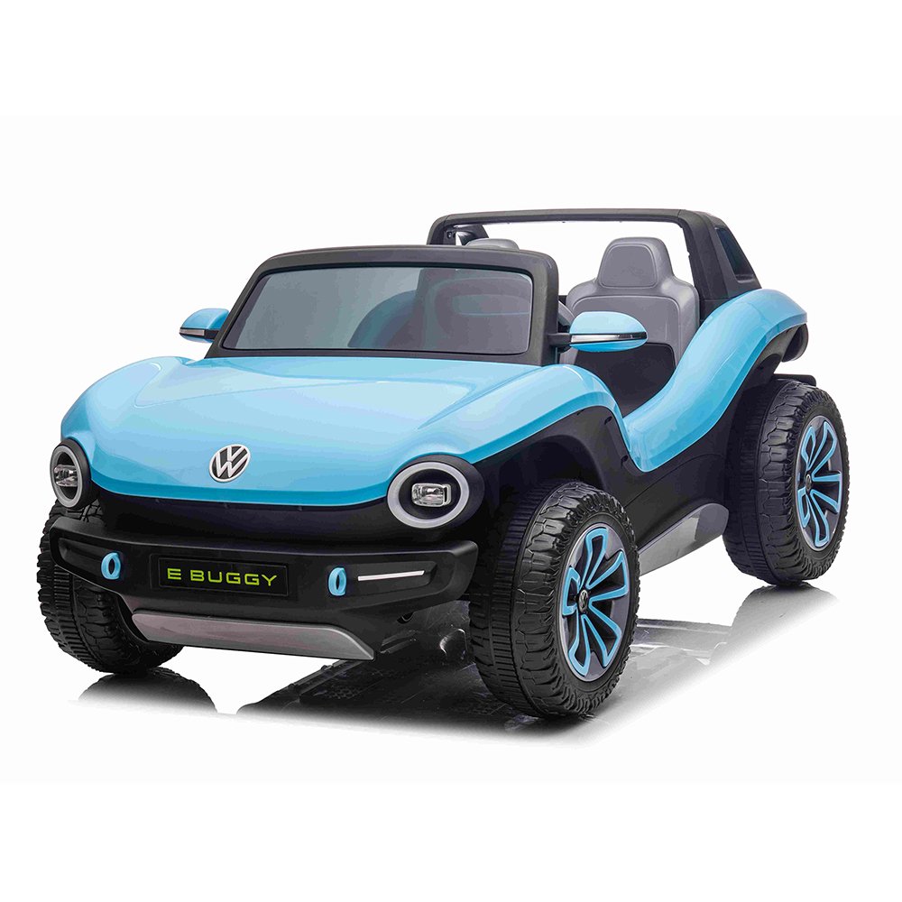 Carro Elétrico Infantil E-Buggy Big Volkswagen 2 Lugares 12V Azul - Bel