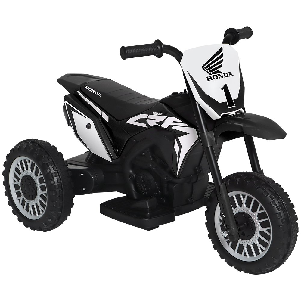 Moto Elétrica Infantil 3 Rodas Crf 450R Honda 6V Preta - Bel