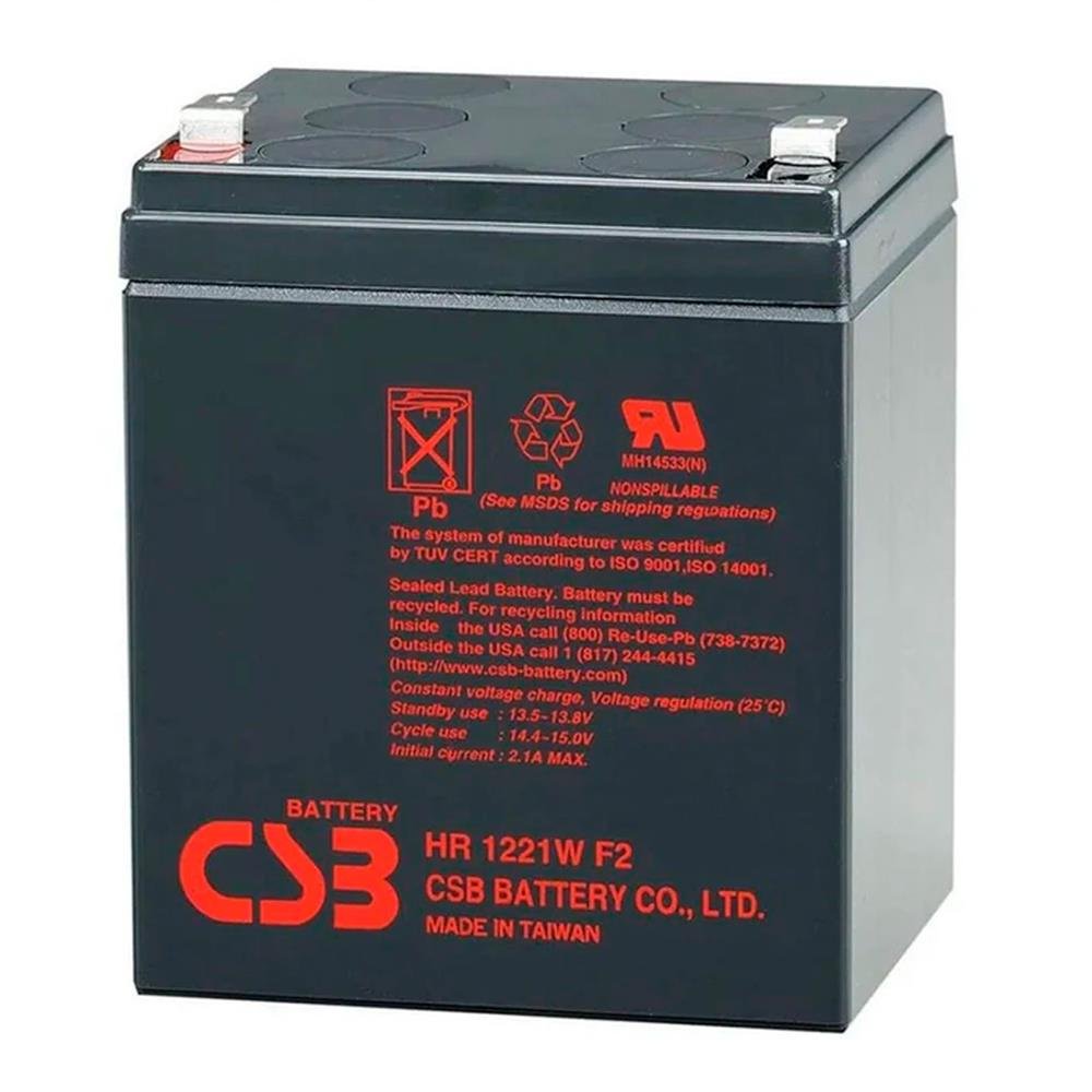 Baterias CSB VRLA 12V 5.1AH HR1221W - 991241003