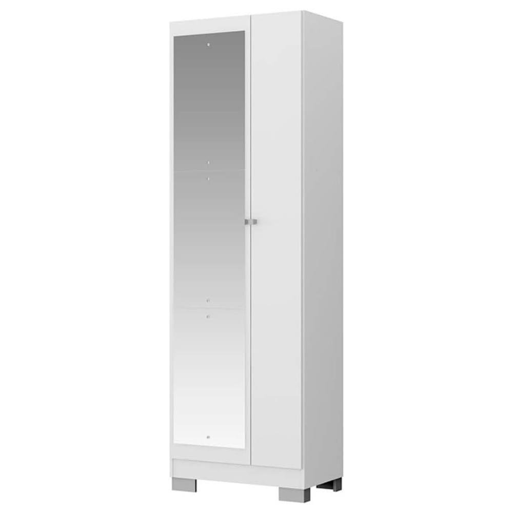 Sapateira 2 Portas Com Espelho Carraro Branco
