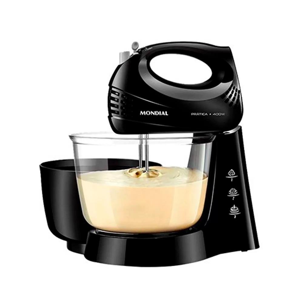 Batedeira Mondial, 127V, Potência 400W, 60Hz, Preto - B-45-B