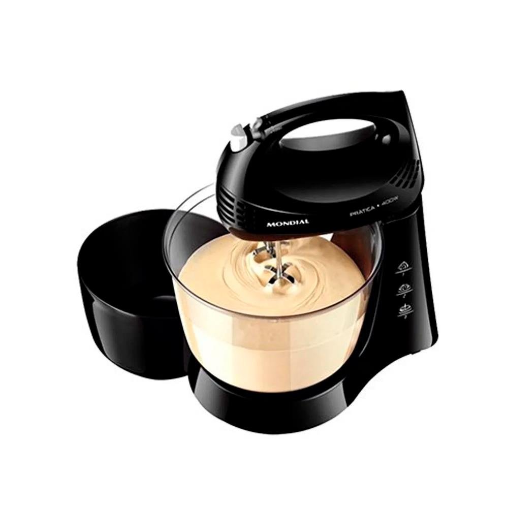 Batedeira Mondial, 127V, Potência 400W, 60Hz, Preto - B-45-B