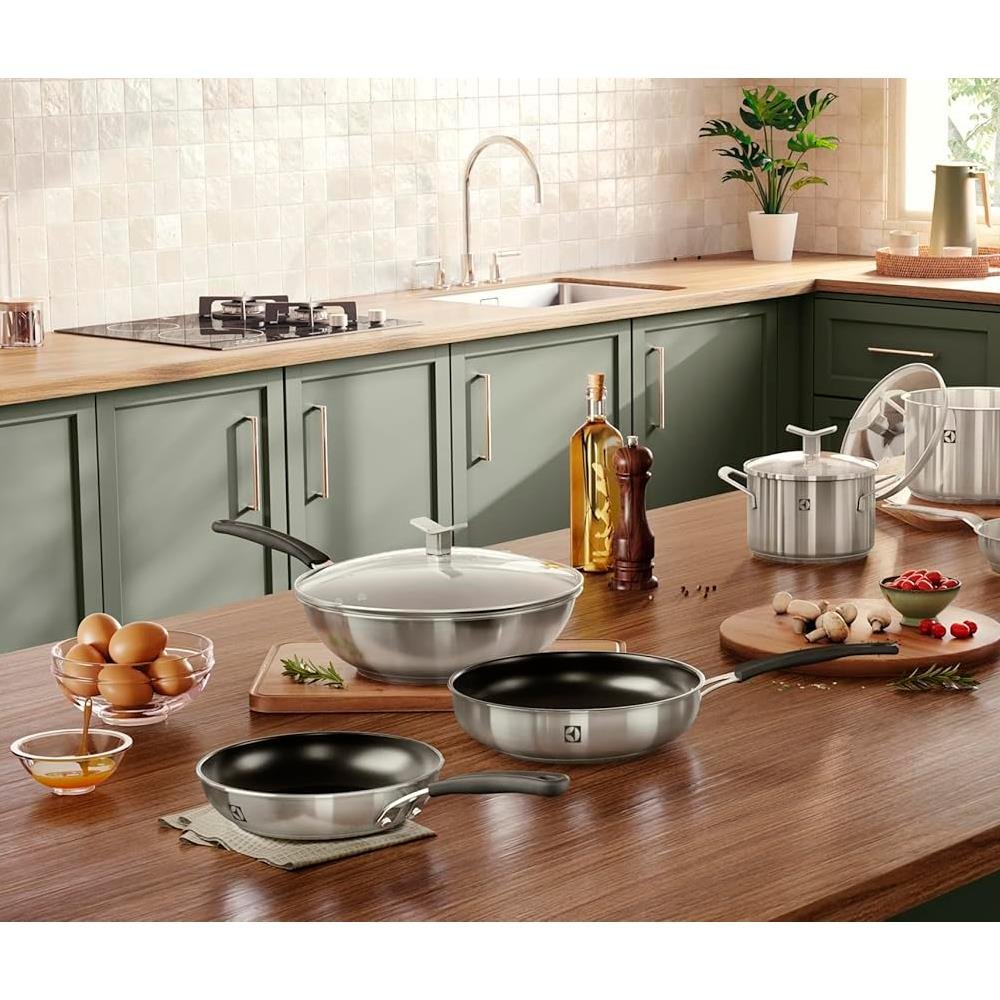 Frigideira Aço Inox Antiaderente Electrolux 20Cm Visite A Loja Electrolux