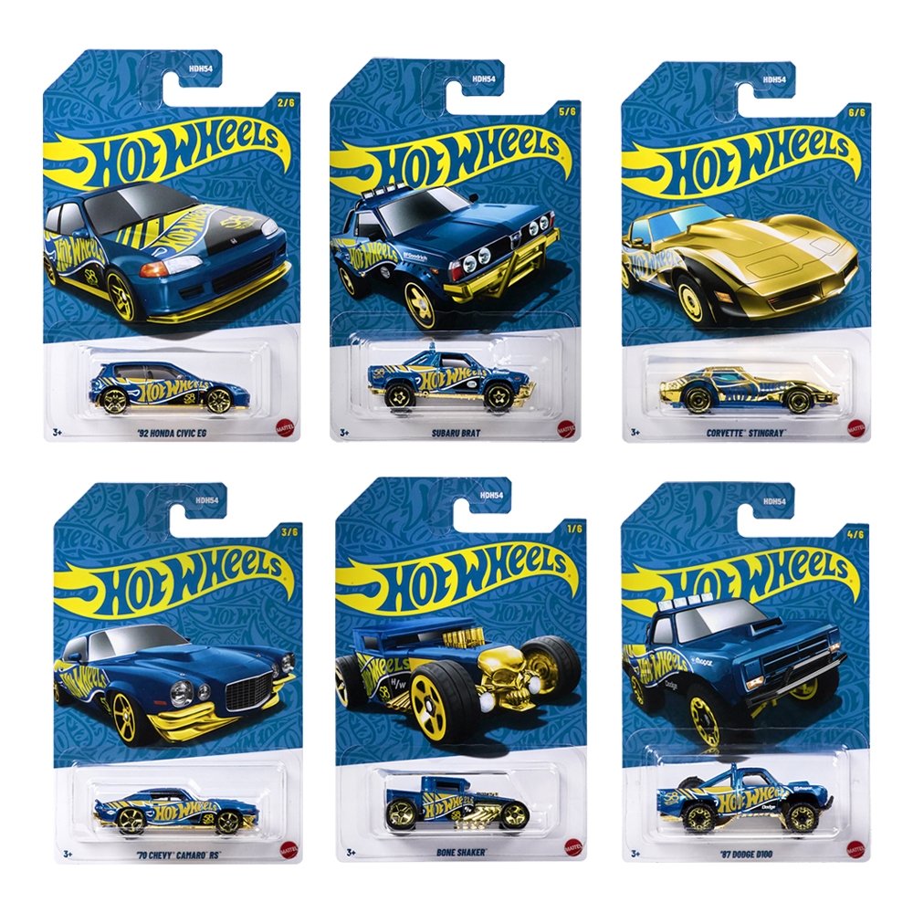 Carrinho Hot Wheels Coleção de Aniversário Surpresa (SORTIDO)
