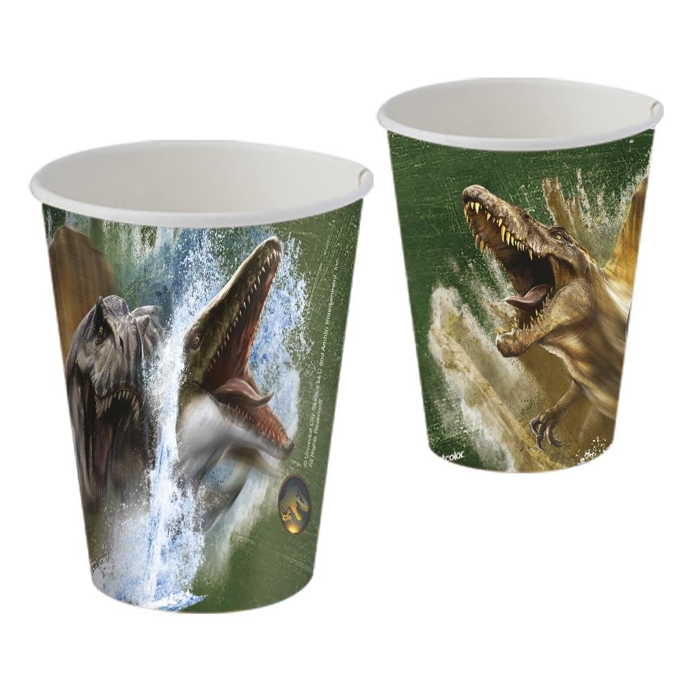 Copo Papel 200Ml Jurassic World Recomeco