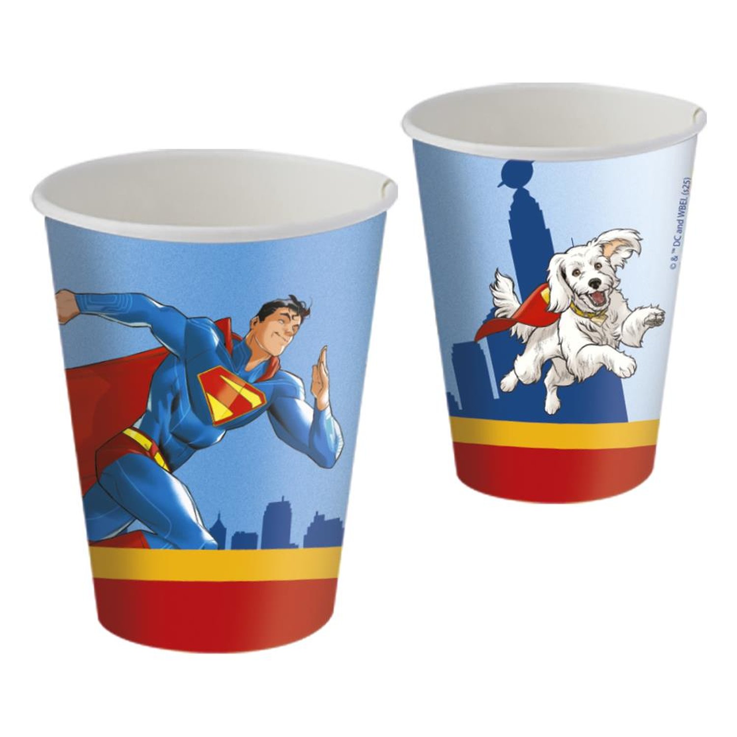 Copo Papel 200Ml Superman
