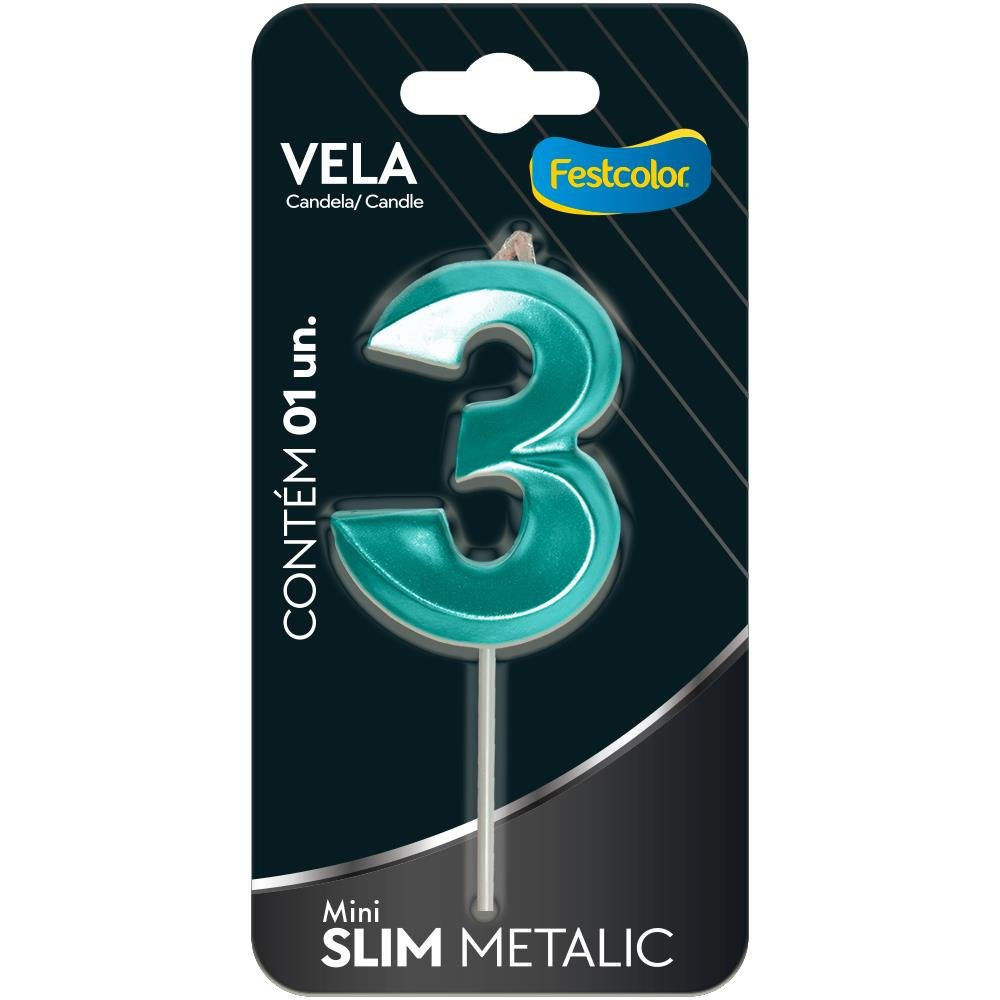 Vela Mini Slim Metallic Tiffany N 3