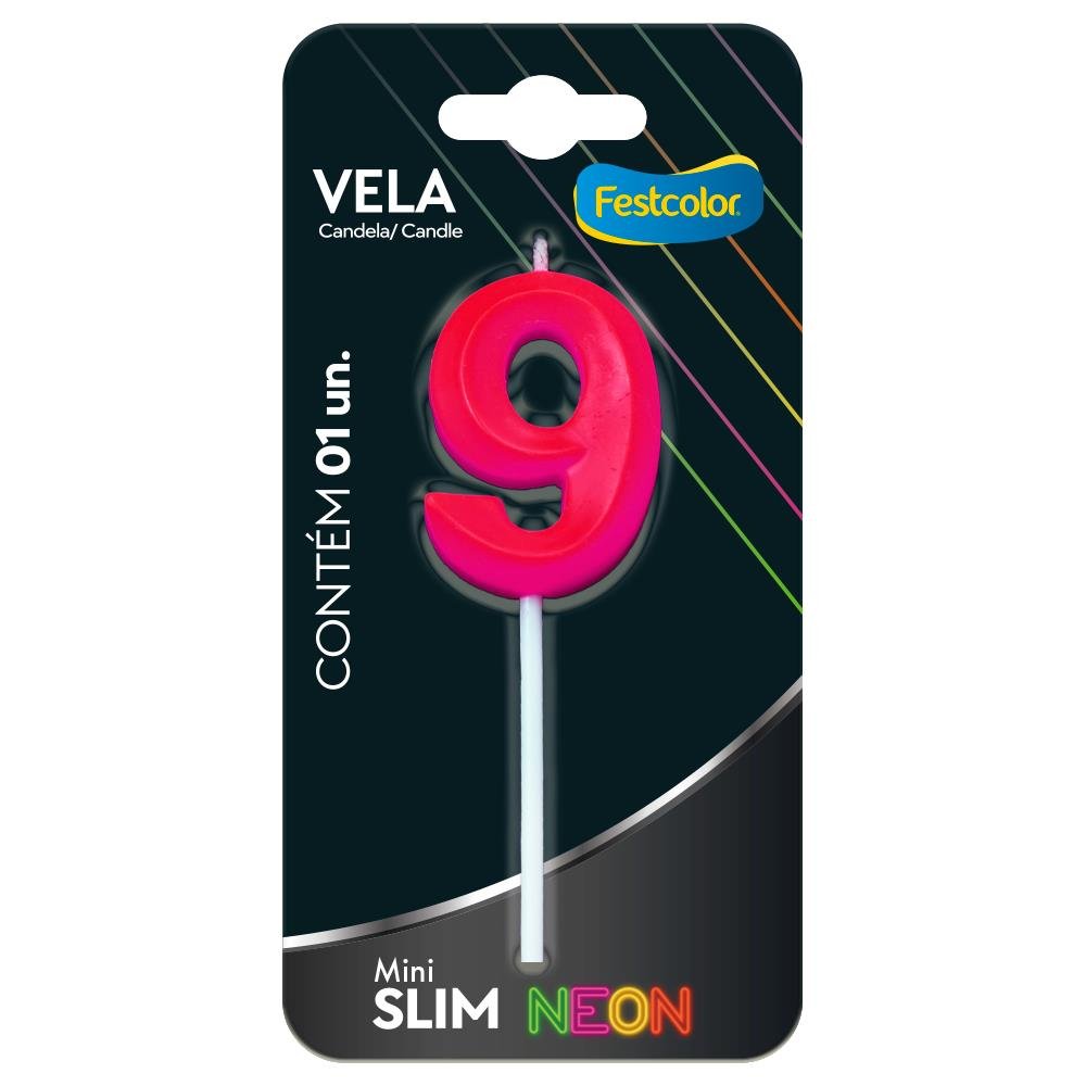 Vela Mini Slim Neon Pink N 9