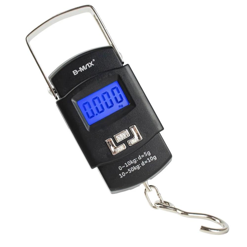 Balança Digital 10G-50Kg Alta Precisão P/ Pesca E Bagagem B-Tek Bm-A08