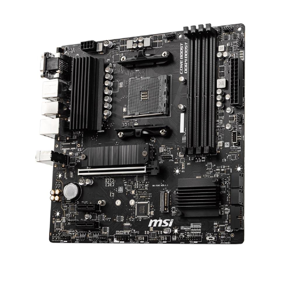 Placa-Mãe MSI B550M Pro-VDH, AMD AM4, mATX
