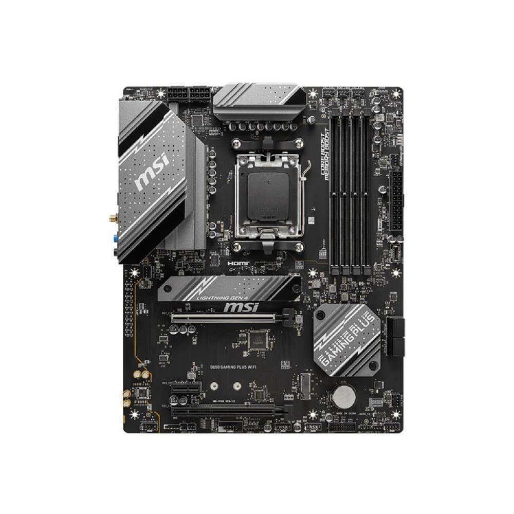 Placa Mãe Msi B650, Gaming Plus Wi-fi, Atx Am5 Ddr5 HDMI, Displayport M.2 Usb 3.2