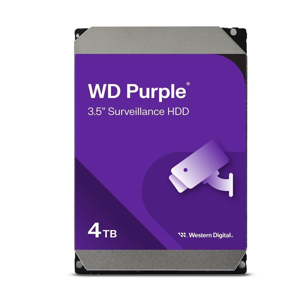 HD Western Digital WD Purple 4TB, CFTV, 3.5", SATA III