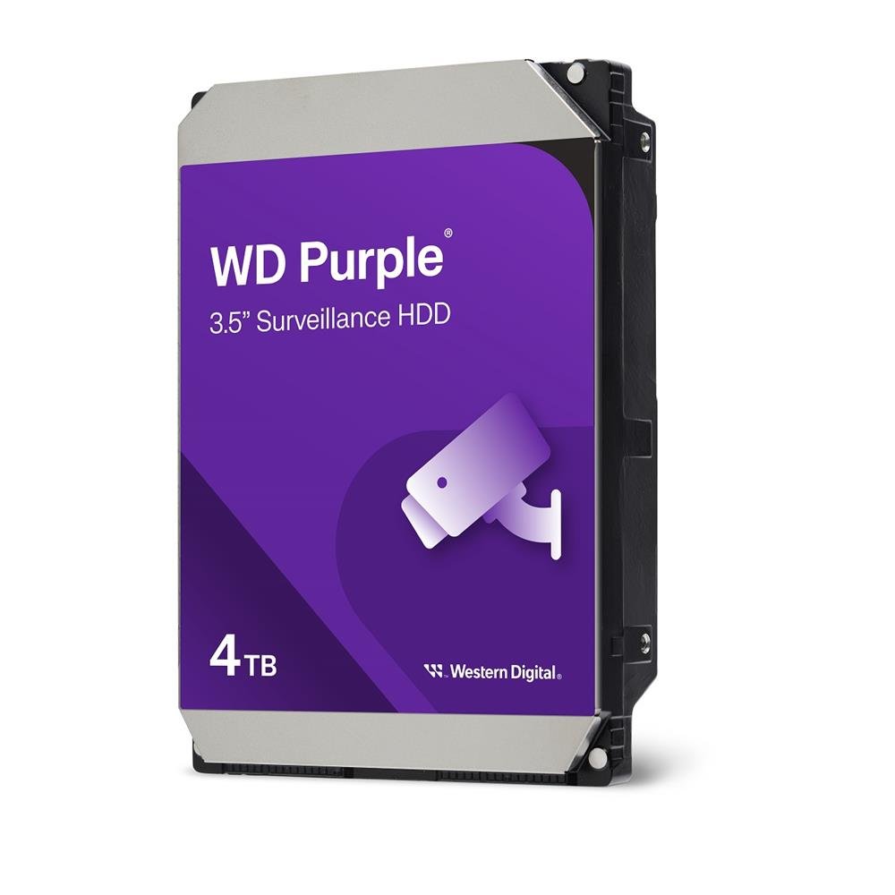 HD Western Digital WD Purple 4TB, CFTV, 3.5", SATA III