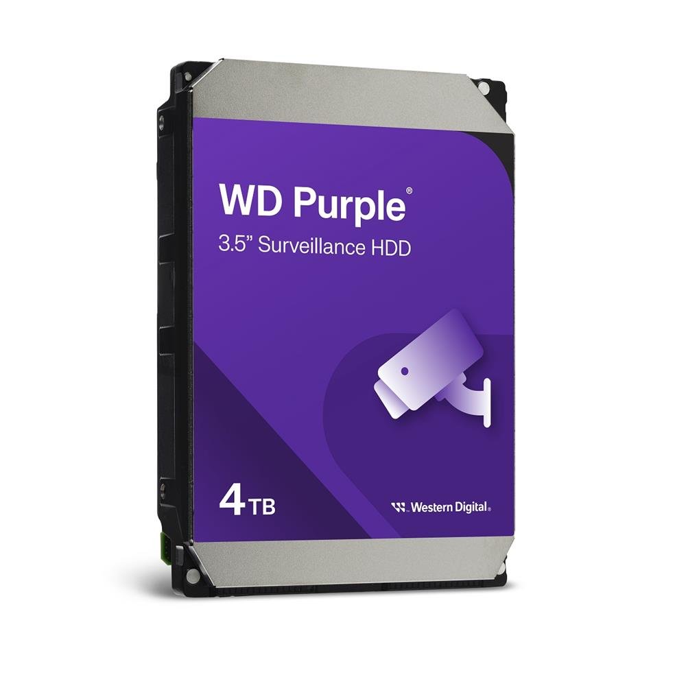 HD Western Digital WD Purple 4TB, CFTV, 3.5", SATA III