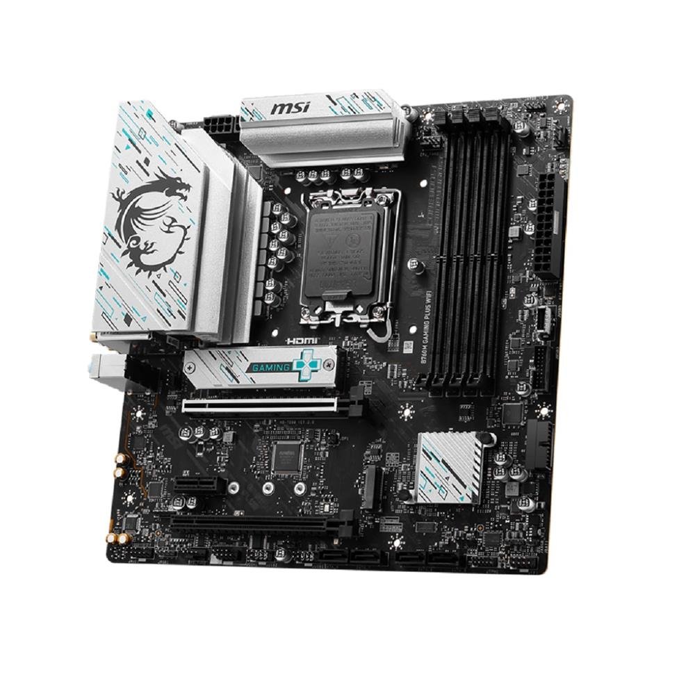Placa Mãe Msi B760m Gaming Plus Wifi, Intel LGA 1700, DDR5