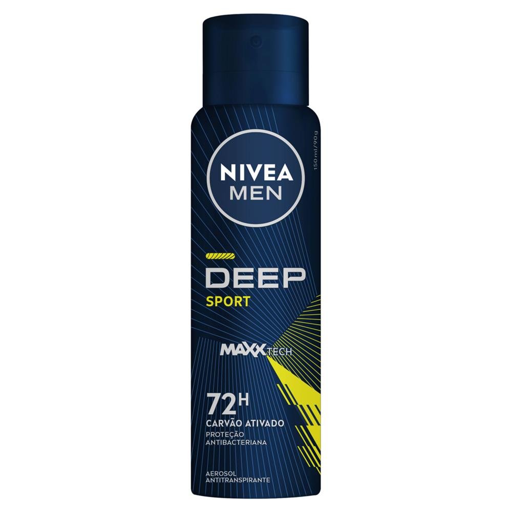 Desodorante Aero Nivea Deep Sport Masculino 150ML-Caixa/12
