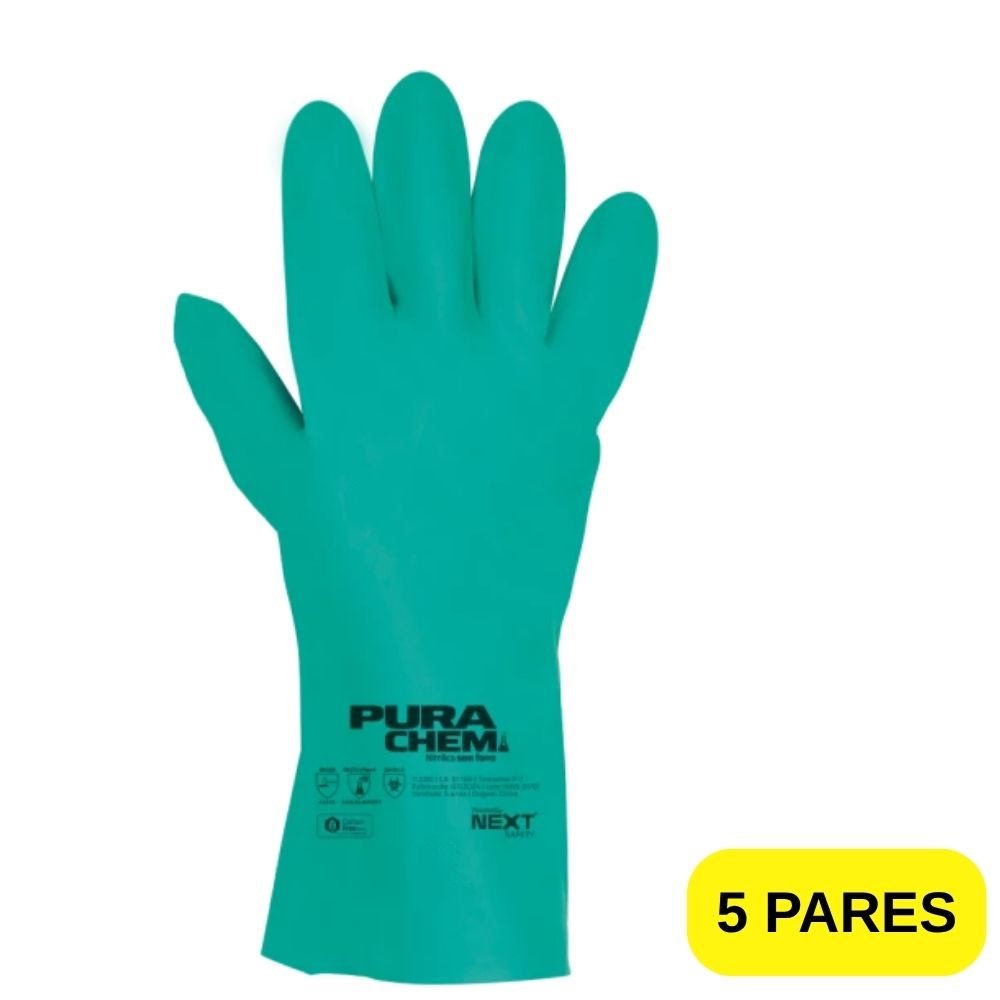 Luva Purachem Nitrílica Sem Forro 11.000 - Next Safety - Tamanho G