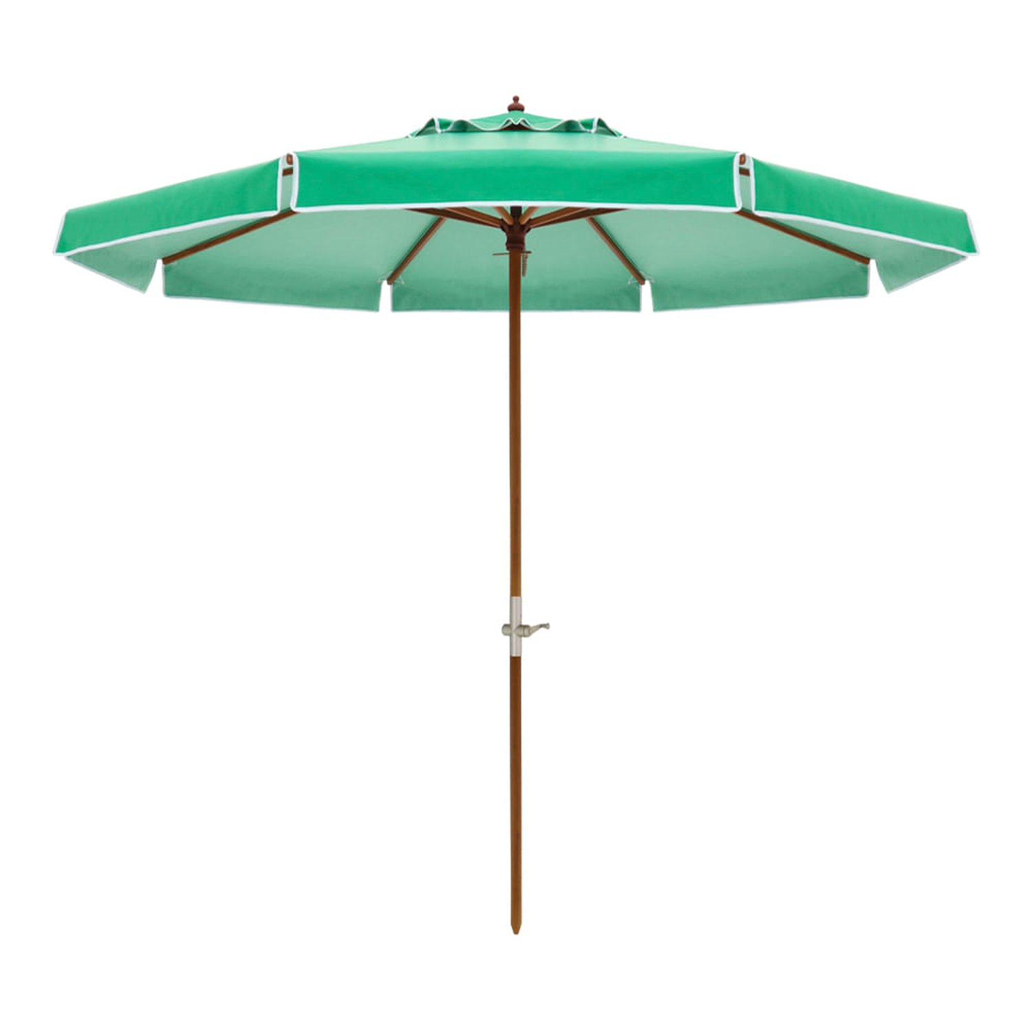 Ombrellone Embaú Bagum 2,70 M X 8 Madeira Com Manivela - Verde