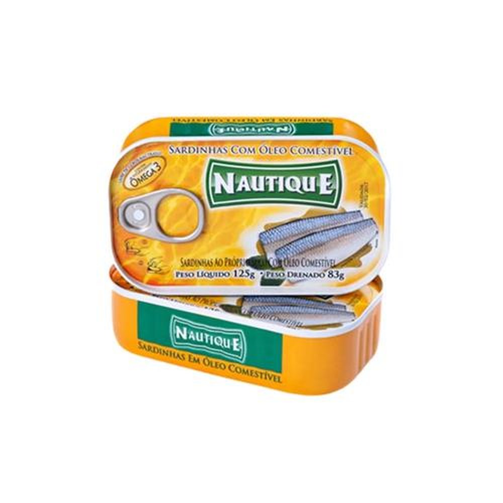 Sardinha com Óleo NAUTIQUE Lata 125g