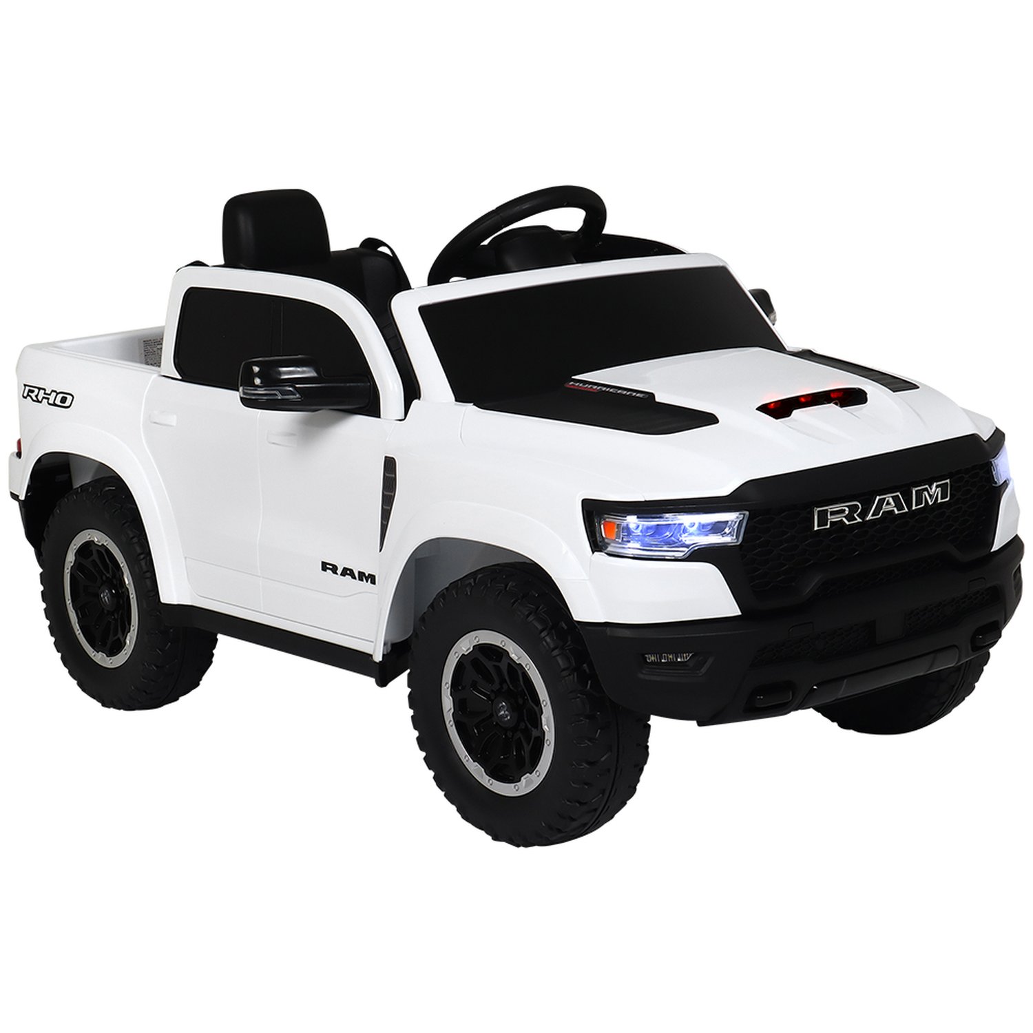 Carro Elétrico Infantil Dodge Ram 12V Branca - Bel