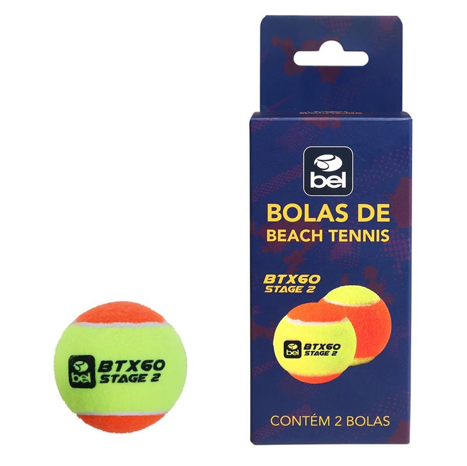 Kit 2 Bolinhas Beach Tennis Btx60 - Bel