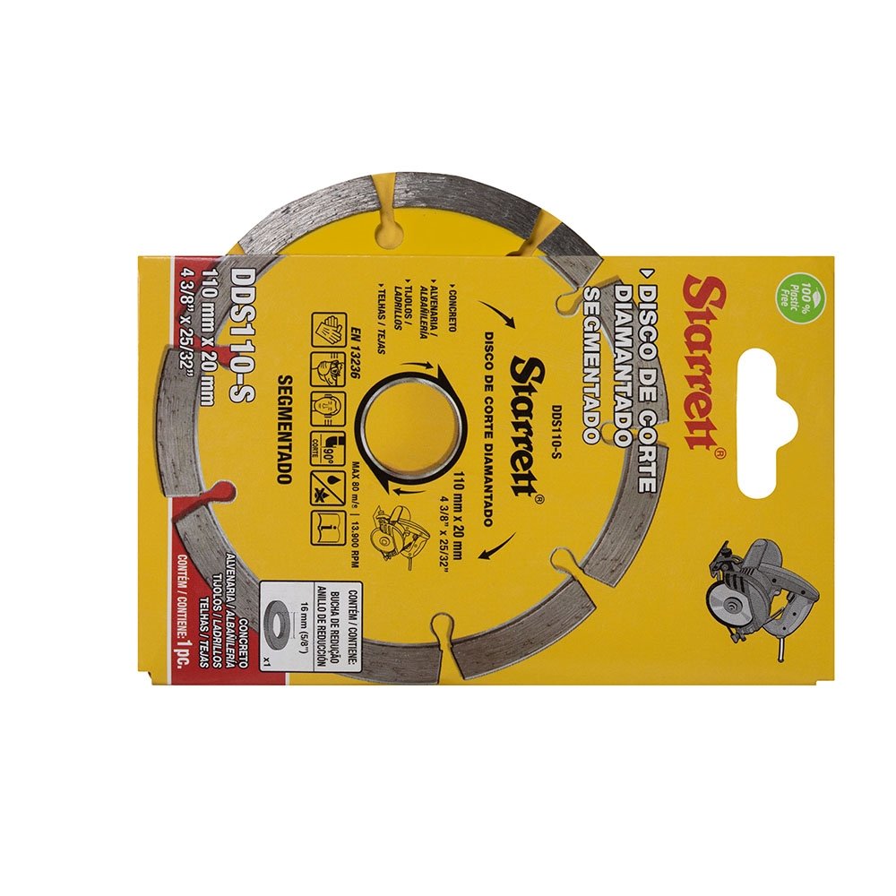 Disco Diamantado Starrett Segmentado 110x20mm