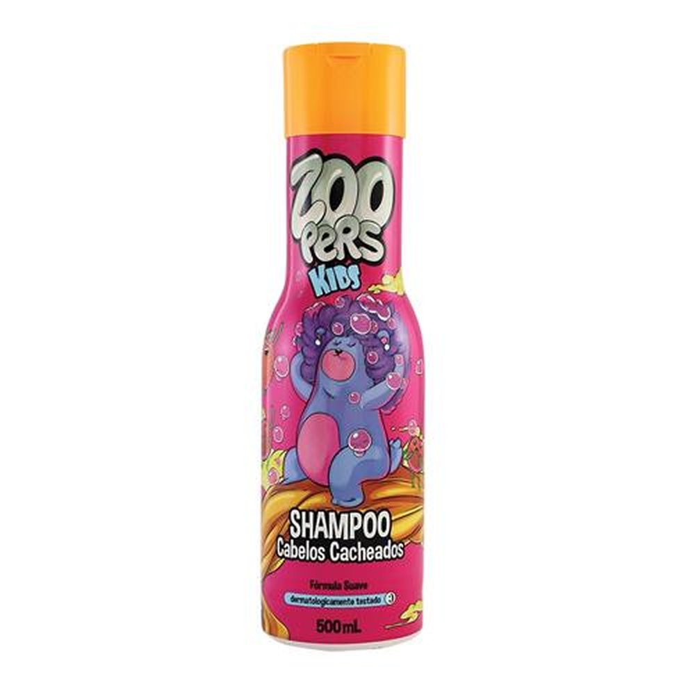 Shampoo Zoopers Cabelos Cacheados Emb. 12x500ml