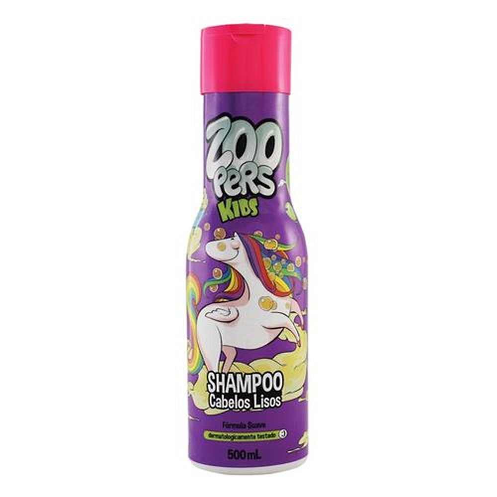 Shampoo Zoopers Cabelos Lisos Emb. 12x500ml