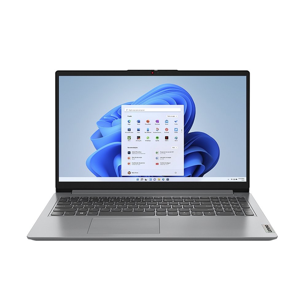Notebook Lenovo Ideapad I3-1315U 83QJ0001BO - Tela de 15.6", 8GB RAM, 256GB SSD, Windows 11, Cinza