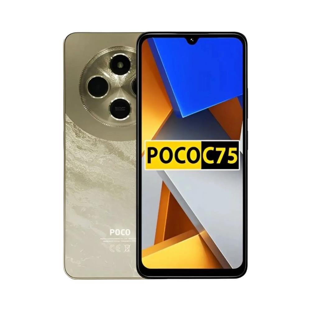 Smartphone Poco C75 256Gb 8Gb Ram Dourado - Xiaomi