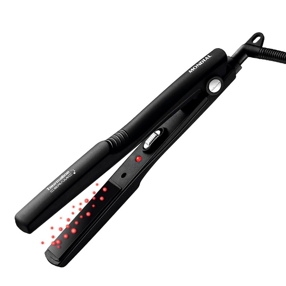 Prancha Alisadora Mondial Tourmaline Ceramic Bivolt Temperatura Máxima 220°C