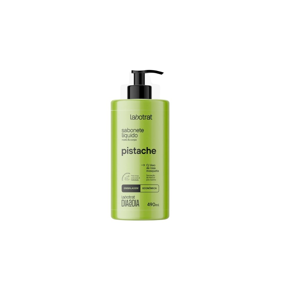 Sabonete Liquido Pistache Dia A Dia Labotrat 490Ml