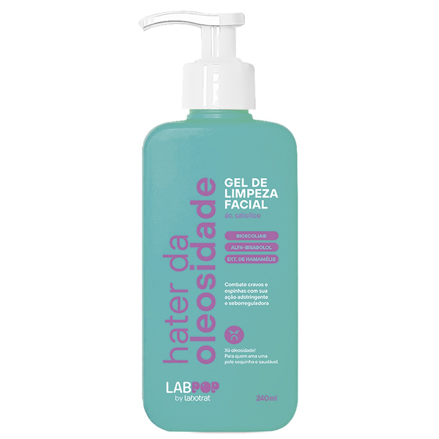 Gel De Limpeza Facial Hater Da Oleosidade Labotrat 240Ml