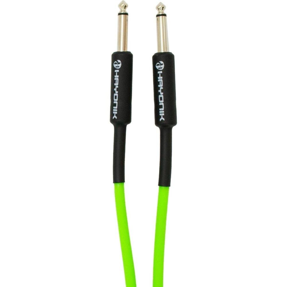 Cabo Para Instrumentos Player P10 X P10 3M Verde Hayonik